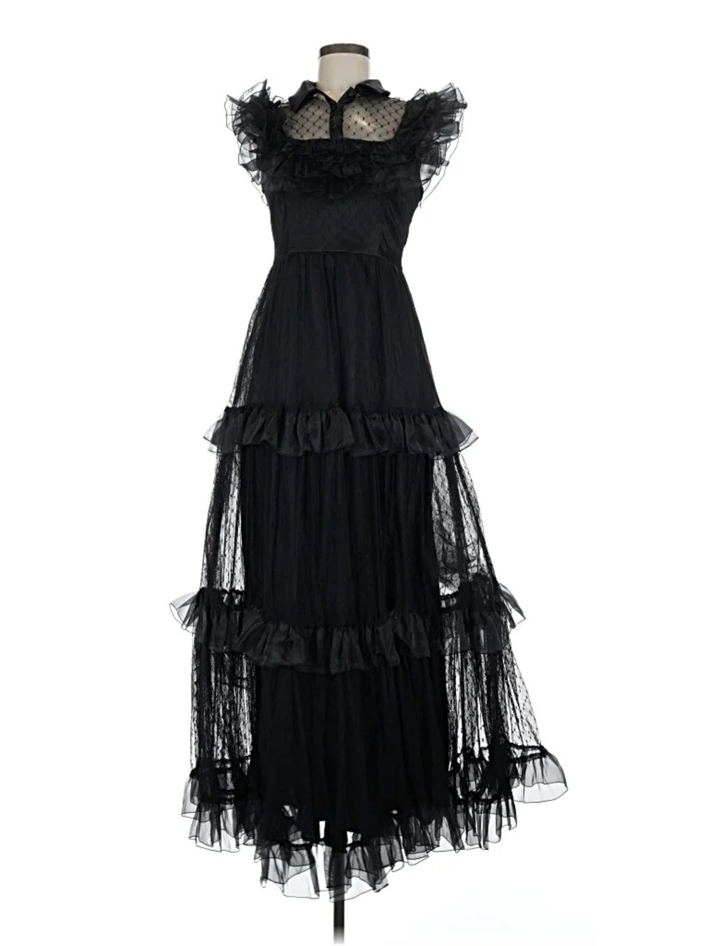 Dolls Kill Widow Swiss Dot Gown - Picture 3 of 3